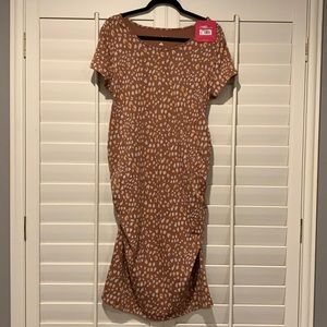 NWT Isabel Maternity XXL Leopard dress